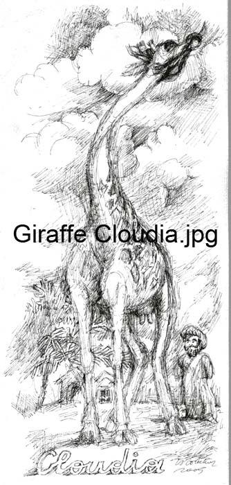 Giraffe Cloudia