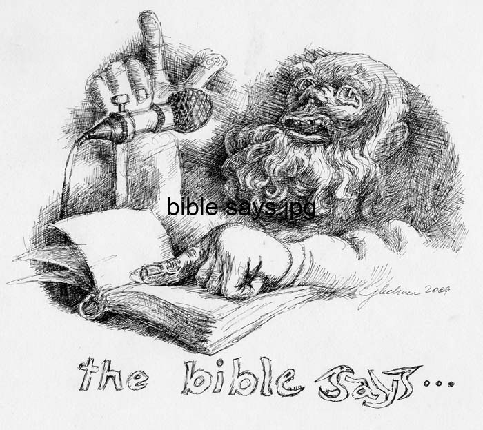 bible says